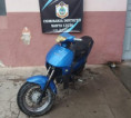 Efectivos de la policía local lograron recuperar una motocicleta 